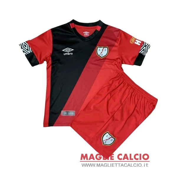 nuova terza magliette rayo vallecano de madrid set completo bambino 2020-2021