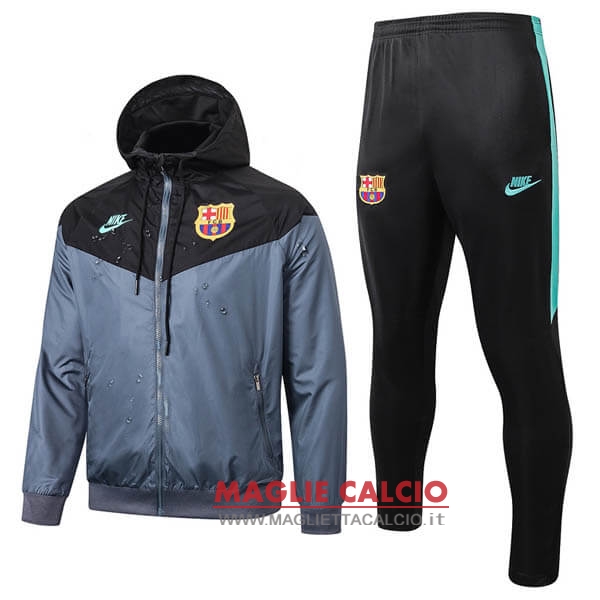 nuova barcelona set completo grigio giacca a vento 2019-2020