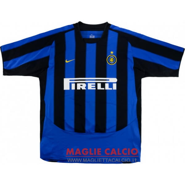 nuova prima magliette inter milan retro 2003-2004