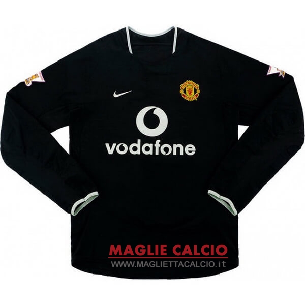 nuova seconda divisione magliette manica lunga manchester united retro 2003-2005