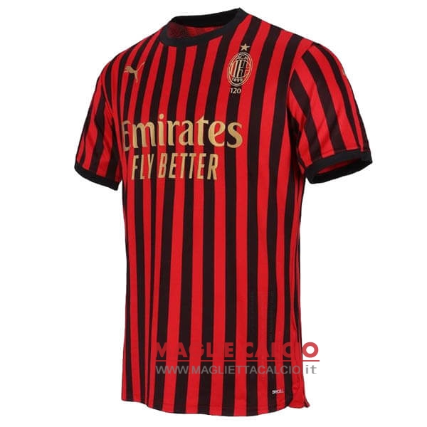 nuova magliette ac milan 120th rosso