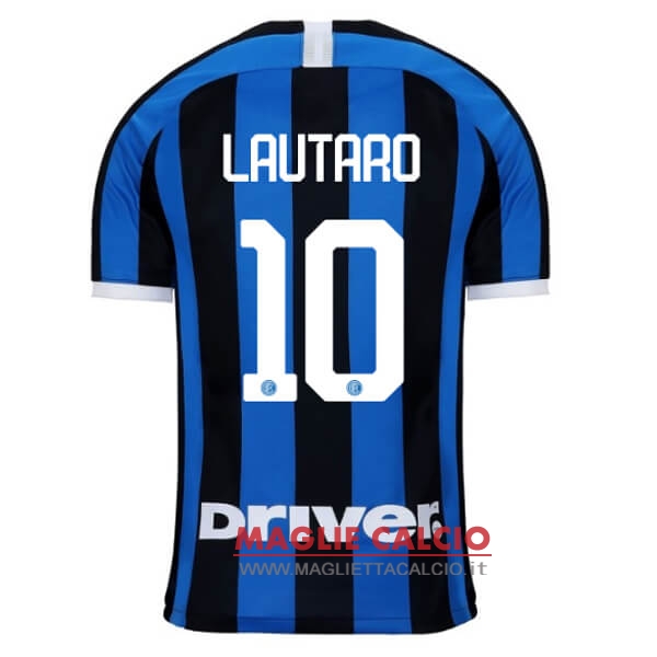 nuova maglietta inter milan 2019-2020 lautaro 10 prima