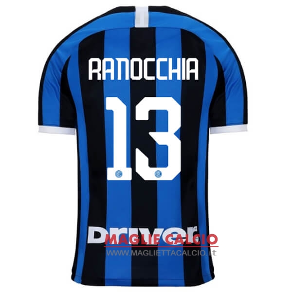 nuova maglietta inter milan 2019-2020 ranocchia 13 prima