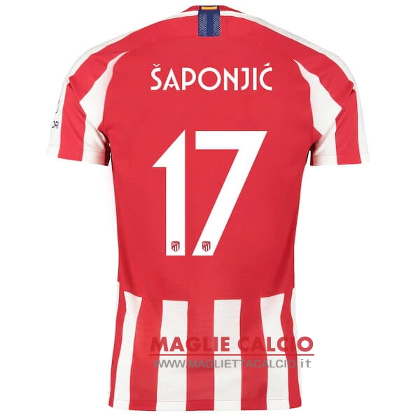 nuova maglietta atletico madrid 2019-2020 saponjic 17 prima