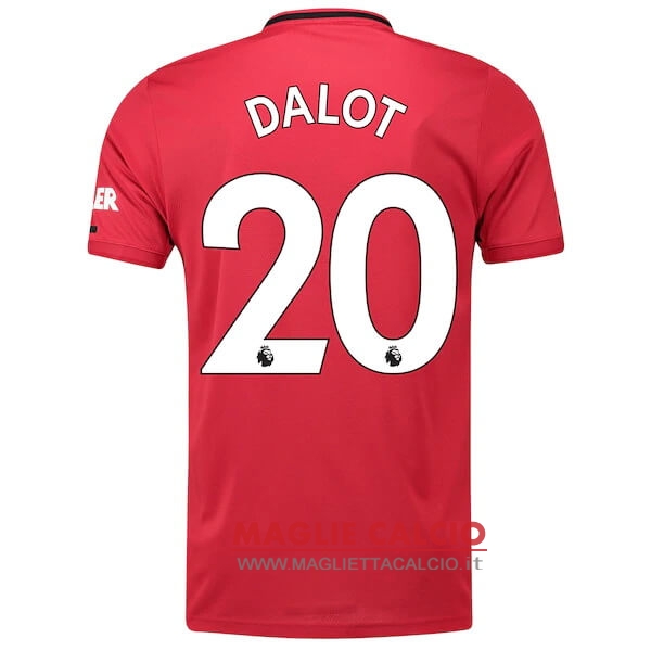 nuova maglietta manchester united 2019-2020 dalot 20 prima