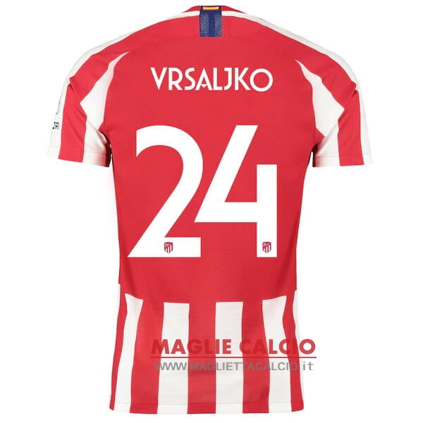 nuova maglietta atletico madrid 2019-2020 vrsaljko 24 prima