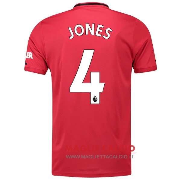 nuova maglietta manchester united 2019-2020 jones 4 prima