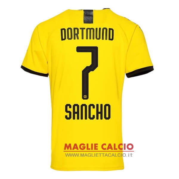 maglietta borussia dortmund 2019-2020 sancho 7 prima