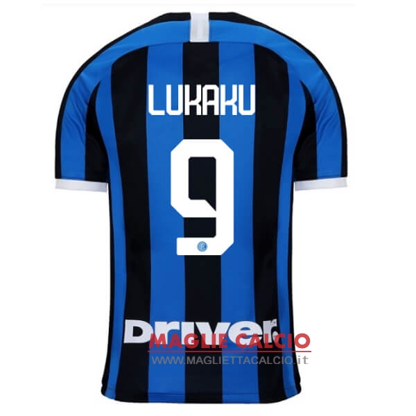 nuova maglietta inter milan 2019-2020 lukaku 9 prima