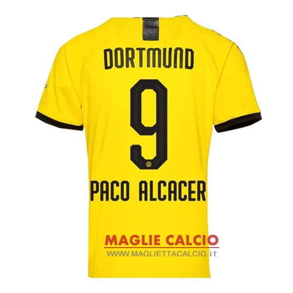 maglietta borussia dortmund 2019-2020 paco alcacer 9 prima