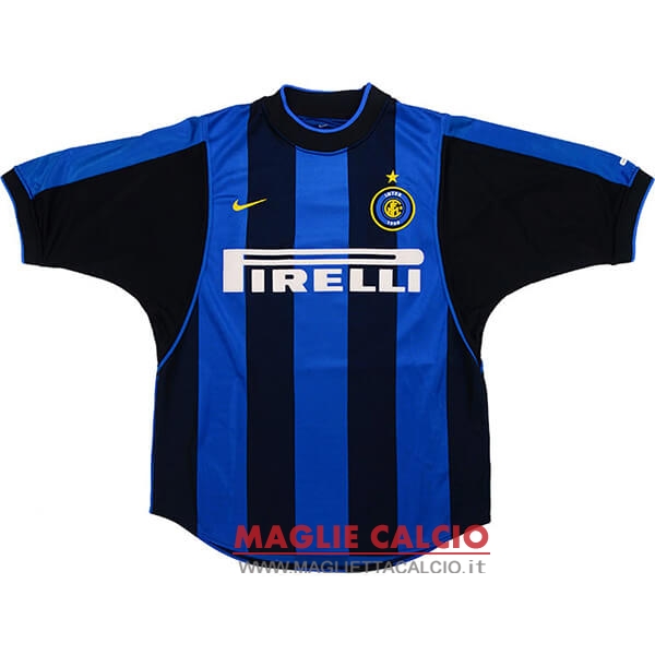 nuova prima magliette inter milan retro 2000-2001