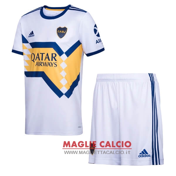 nuova seconda set completo magliette boca juniors bambino 2020-2021