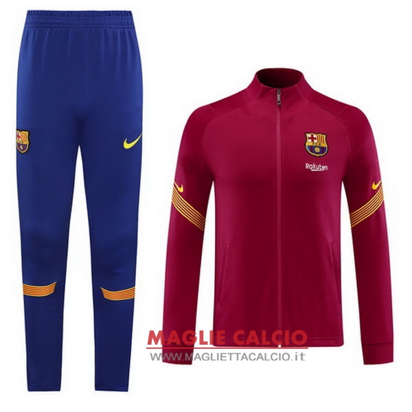 nuova barcelona set completo purpureo rosso giacca 2020-2021