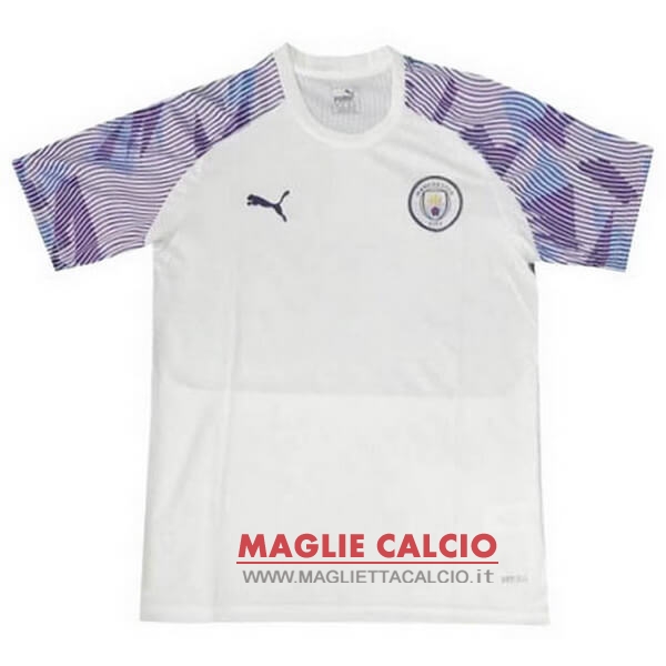 nuova magliette manchester city formazione 2020-2021 bianco purpureo