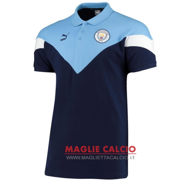 manchester city blu magliette polo nuova 2020-2021