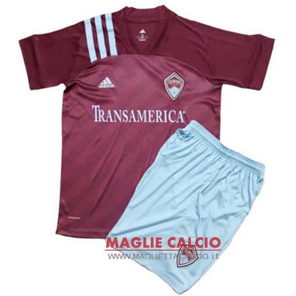 nuova prima magliette colorado rapids set completo bambino 2020-2021
