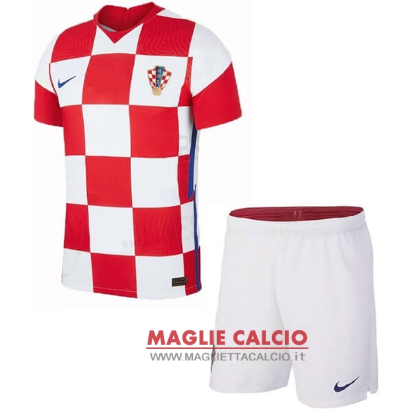 nuova prima magliette croazia set completo bambino 2020