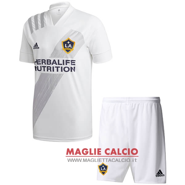 nuova prima magliette los angeles galaxy set completo bambino 2020-2021