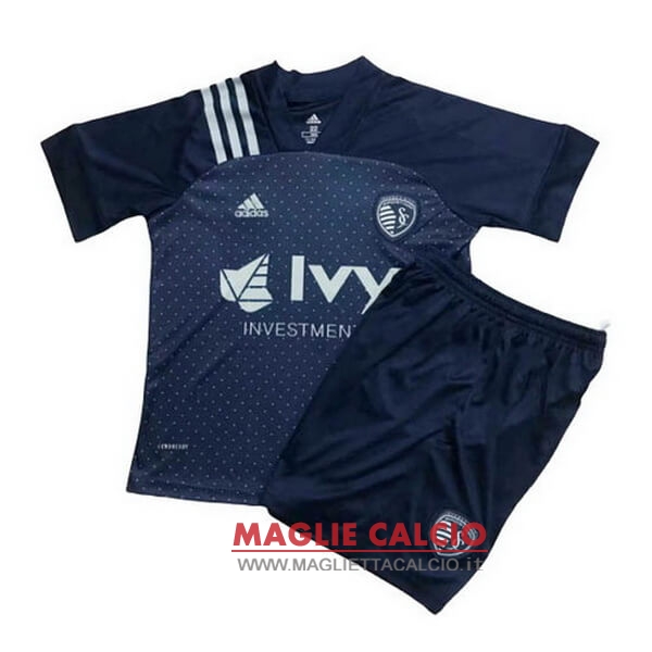nuova seconda magliette sporting kansas city set completo bambino 2020-2021