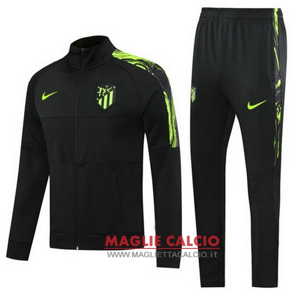 nuova atletico madrid insieme completo verde navy giacca 2020-2021