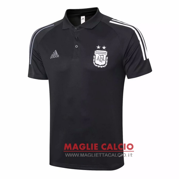 argentina nero magliette polo nuova 2020-2021