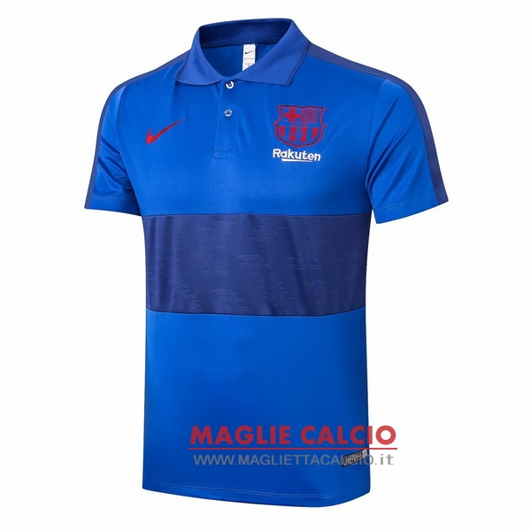 barcelona blu magliette polo nuova 2020-2021