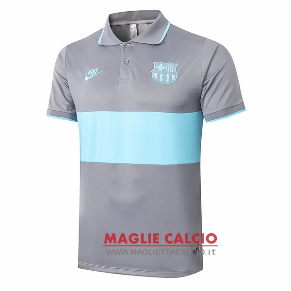 barcelona grigio blu magliette polo nuova 2020-2021