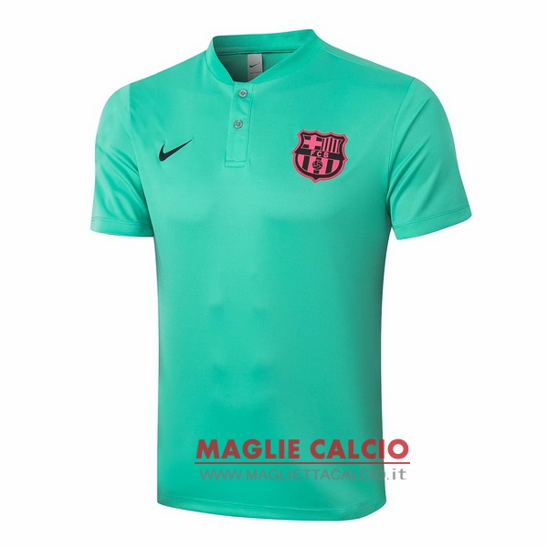 barcelona verde magliette polo nuova 2020-2021