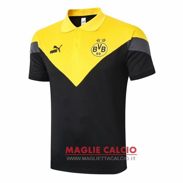 borussia dortmund giallo nero magliette polo nuova 2020-2021