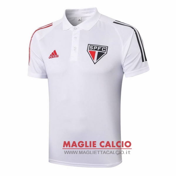 polo maglia sao paulo 2020-2021 bianco