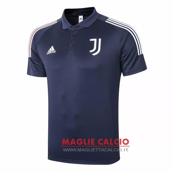 juventus blu navy magliette polo nuova 2020-2021