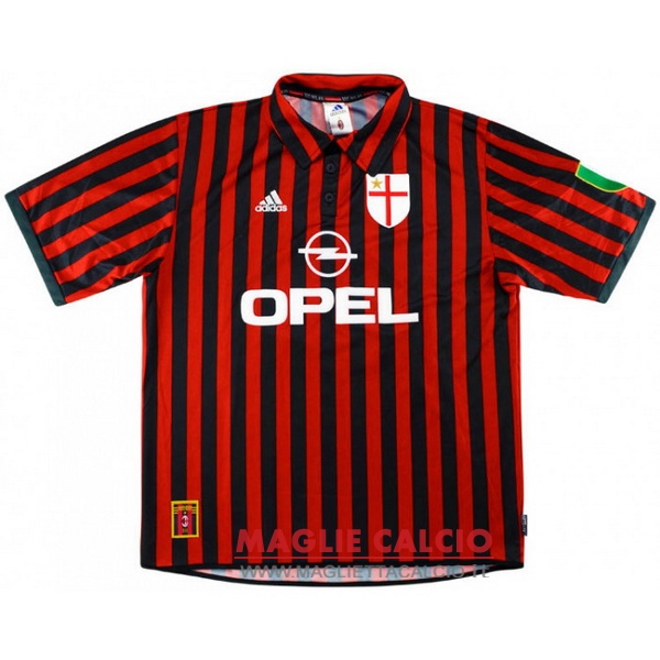 nuova prima magliette ac milan retro 1999-2000