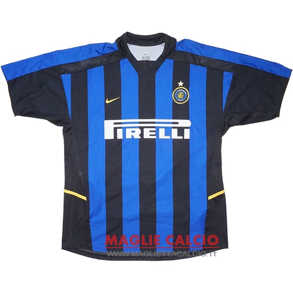 nuova prima magliette inter milan retro 2002-2003