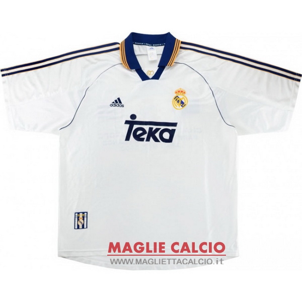 nuova prima magliette real madrid retro 1999-2000