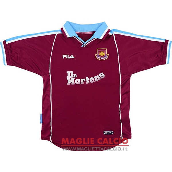 nuova prima magliette west ham retro 1999-2000