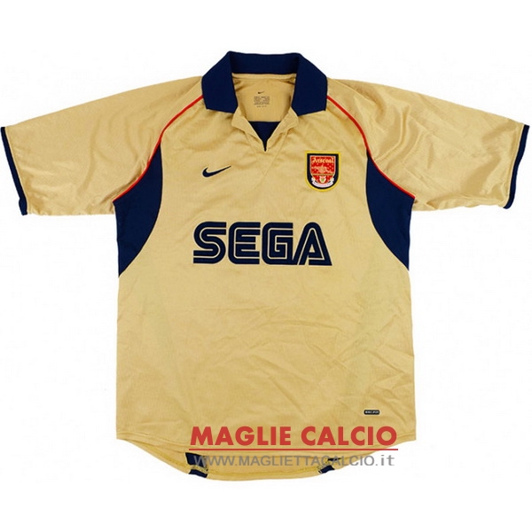 nuova seconda magliette arsenal retro 2001-2002