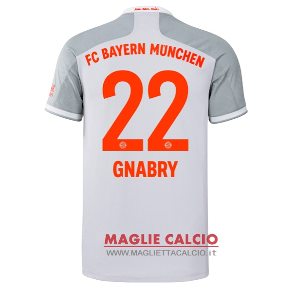 nuova maglietta bayern munich 2020-2021 gnabry 22 seconda