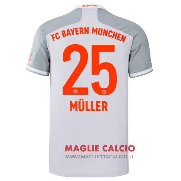 nuova maglietta bayern munich 2020-2021 muller 25 seconda