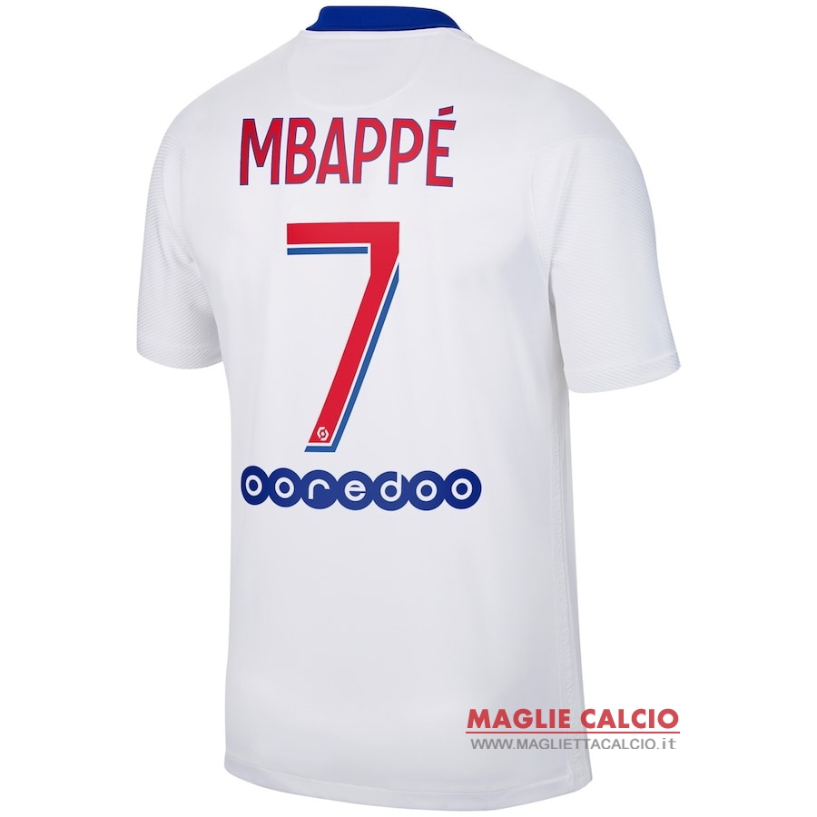 nuova maglietta paris saint germain 2020-2021 mbappe 7 seconda