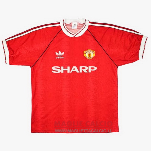 nuova prima magliette manchester united retro 1990-1992