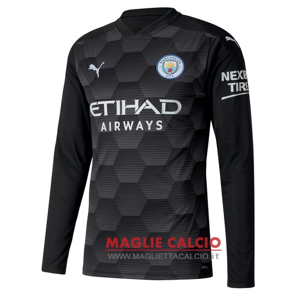 nuova prima magliette manica lunga portiere manchester city 2020-2021