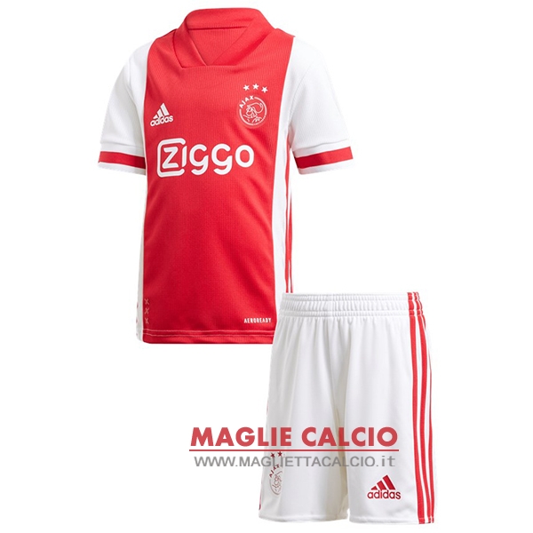 nuova prima magliette ajax set completo bambino 2020-2021