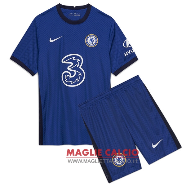 nuova prima magliette chelsea set completo bambino 2020-2021