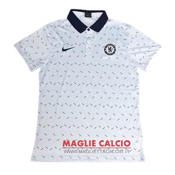 chelsea bianco magliette polo nuova 2020-2021