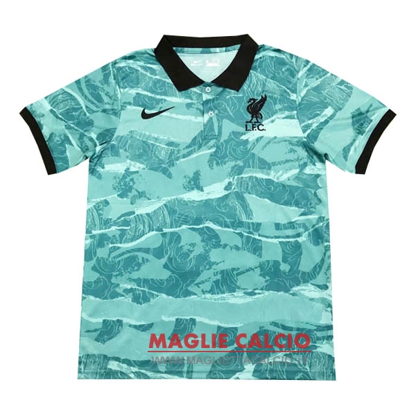 liverpool verde nero magliette polo nuova 2020-2021