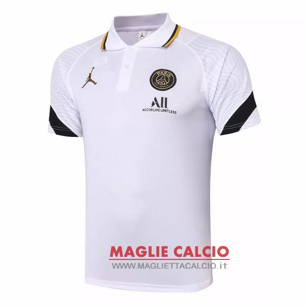 paris saint germain bianco magliette polo nuova 2020-2021