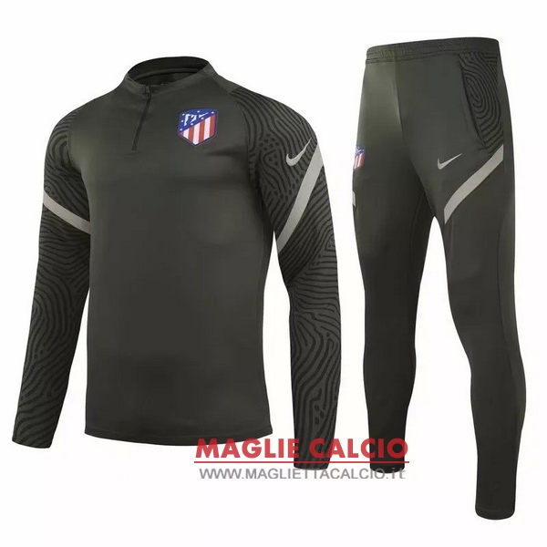 nuova atletico madrid insieme completo verde giacca 2020-2021