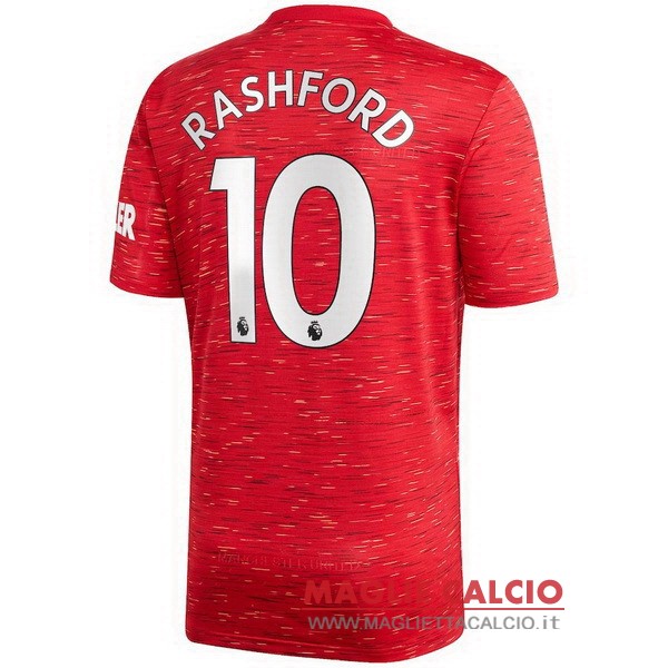 nuova maglietta manchester united 2020-2021 rashford 10 prima