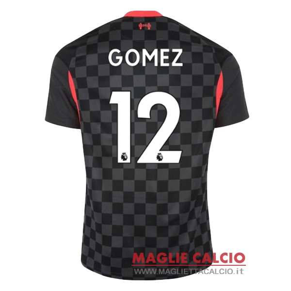 nuova maglietta liverpool 2020-2021 gomez 12 terza