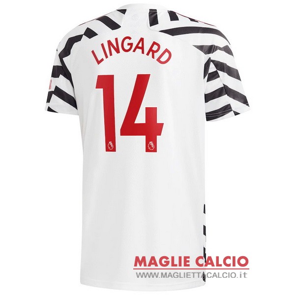 nuova maglietta manchester united 2020-2021 lingard 14 terza